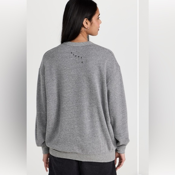 Clare V Heather Gray Crew Neck Sweater - Picture 2 of 14